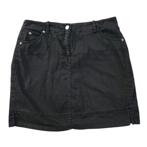 Bamboo Traders black skort
